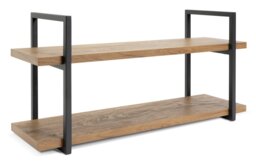Habitat Nomad 60cm Wall Shelf - Dark Oak - thumbnail 1