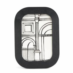 """Habitat Black Ribbed Wooden Picture Frame - 4x6""""""" - thumbnail 2
