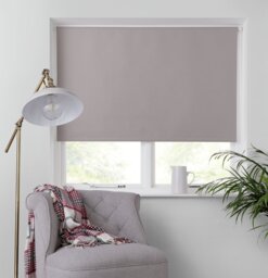 Argos Home Blackout Taupe Roller Blind - 120cm - thumbnail 1