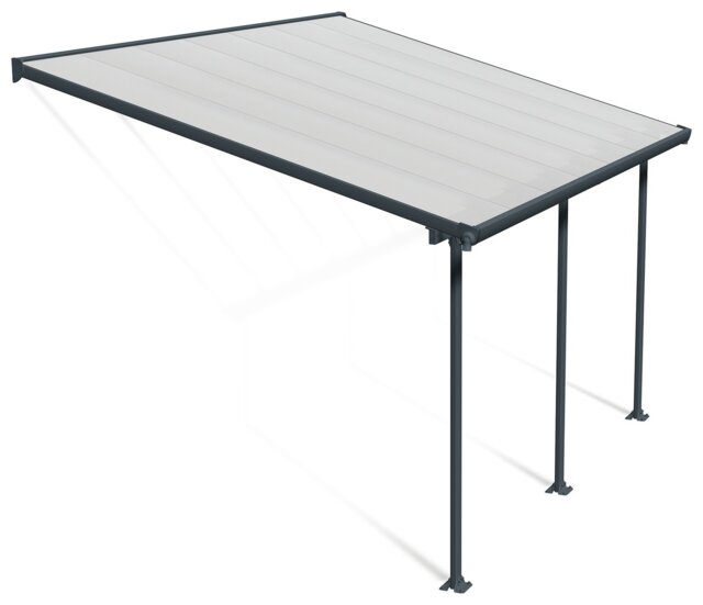 Palram Feria 3 X 4m Patio Cover - Grey - image 1