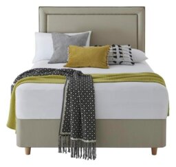 Silentnight Toulouse Superking 4 Drawer Divan Set- Sandstone - thumbnail 2