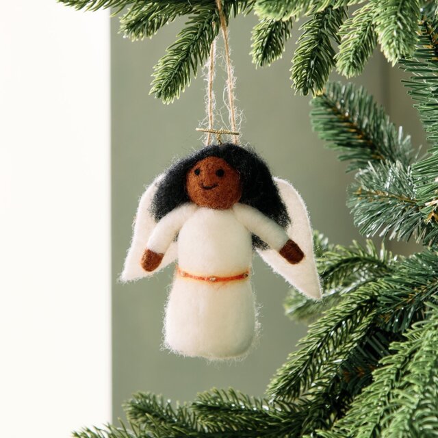 Argos Home Single Angel Hanging Christmas Ornament -Assorted - image 1