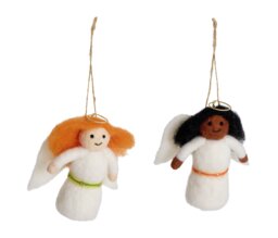 Argos Home Single Angel Hanging Christmas Ornament -Assorted - thumbnail 2