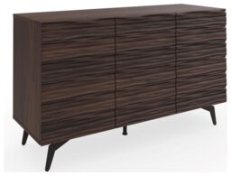 GFW Bantham 3 Door Sideboard - Walnut - thumbnail 1