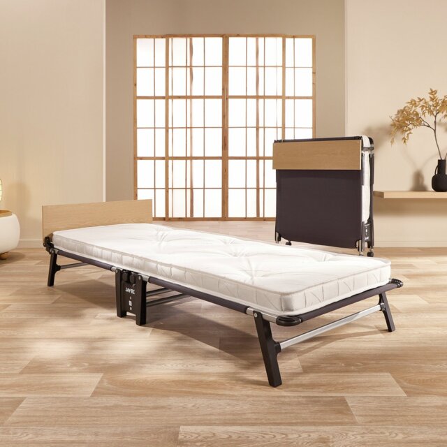 Jay-Be Quick Pocket Sprung Folding Bed with Mattress- Single - image 1