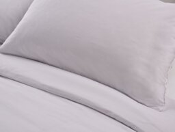 Habitat Cotton Rich 180 TC Plain White Bedding Set - King - thumbnail 2