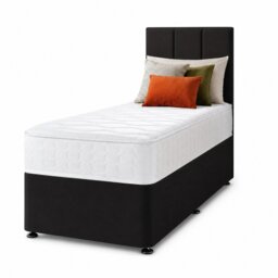 Silentnight Marlow 1000 Mirapocket Single Divan Bed - Charcoal - thumbnail 2