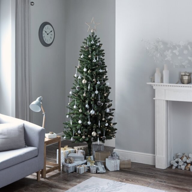 Habitat 6ft Slim Evergreen Christmas Tree - Green - image 1