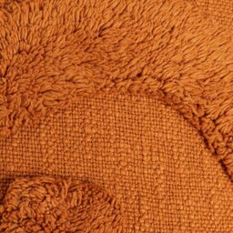 Habitat Abstract Tufted Cushion - Orange - 43x43cm - thumbnail 2