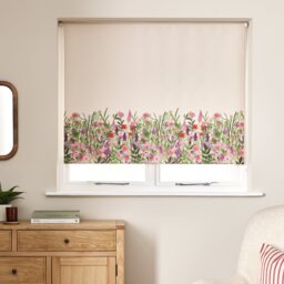 Argos Home Floral Garden Blackout Cream Roller Blind - 90cm - thumbnail 1