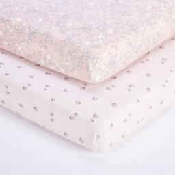 Tutti Bambini Cozee Crib 2pk Tiny Tails Fitted Sheets