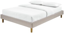 Argos Home Arthur Platform Kingsize Bed Frame - Natural - thumbnail 1