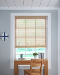Little Black Book Basswood Natural 25mm Venetian Blind-100cm