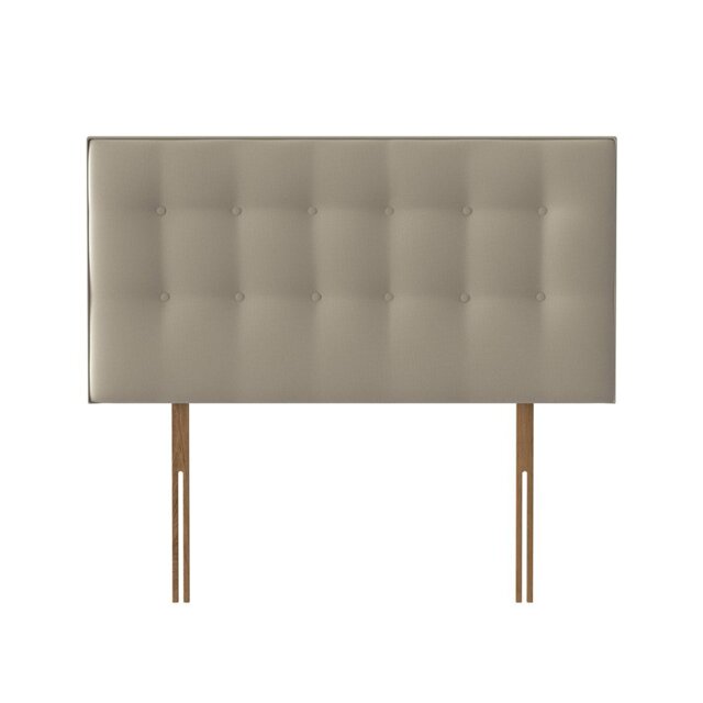 Silentnight Hayez Woven Double Bed Headboard - Sandstone - image 1
