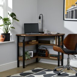 Habitat Nomad Corner Office Desk - Natural - thumbnail 2