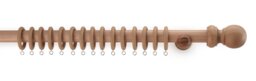 Argos Home Wooden Fixed Curtain Pole - 300cm
