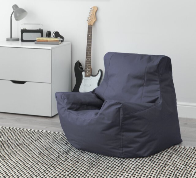 Kaikoo Large Black Teenager Bean Bag Chair - image 1