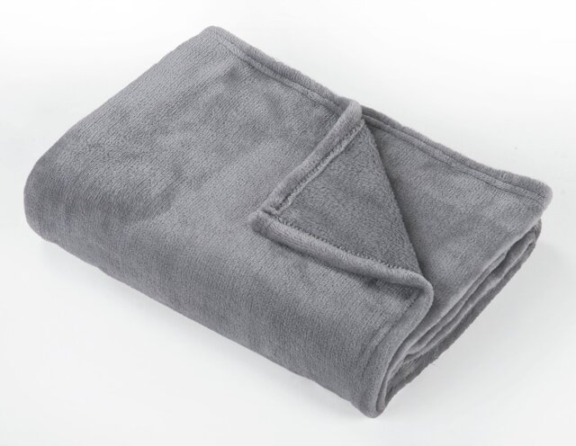 Argos Home Super Soft Fleece Throw - 150x200cm - Flint Grey - image 1