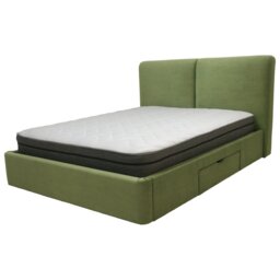 Koble Olivia 3 Drawer Kingsize Storage Bed Frame - Green - thumbnail 2