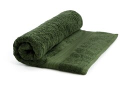 Habitat Egyptian Cotton Plain Bath Sheet - Forest Green - thumbnail 1