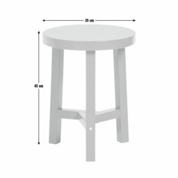 Habitat Malti Side Table - Red - thumbnail 2