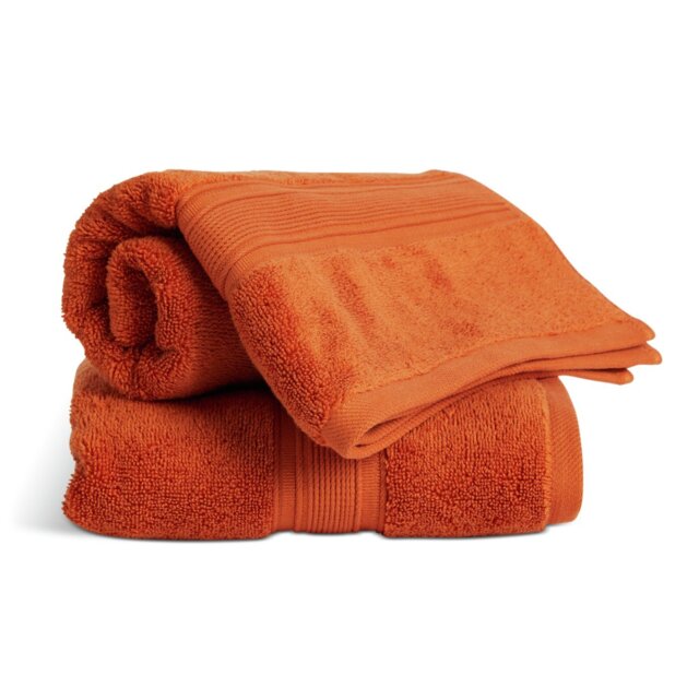 Habitat Supersoft 2 Pack Hand Towel - Copper - image 1