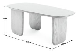 Habitat Xylo Coffee Table - Dark Wood - thumbnail 2