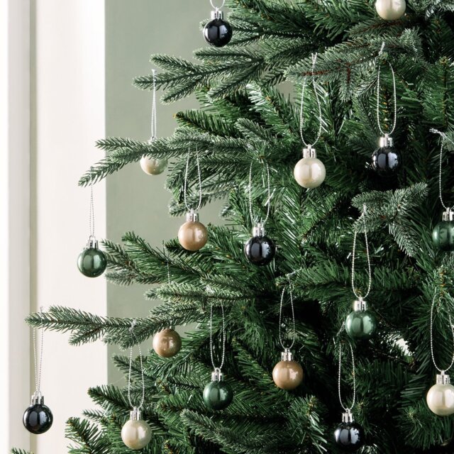 Habitat Pack of 49 Mini Shatterproof Christmas Baubles - image 1