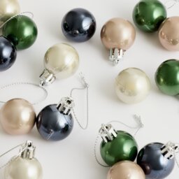 Habitat Pack of 49 Mini Shatterproof Christmas Baubles - thumbnail 2