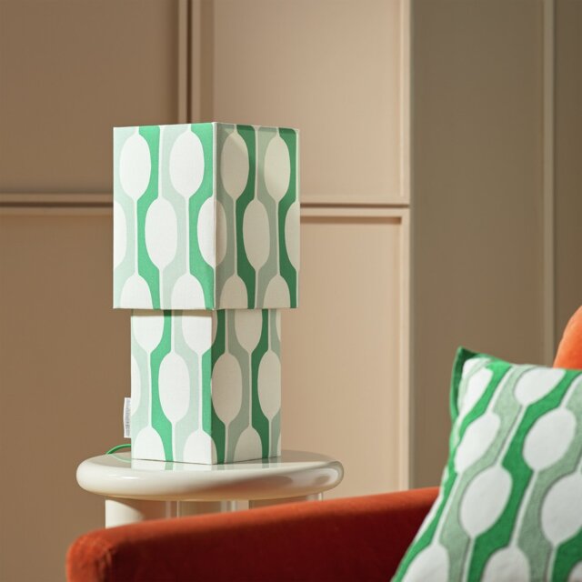 Habitat x Scion Large Billow Fabric Table Lamp - Green - image 1