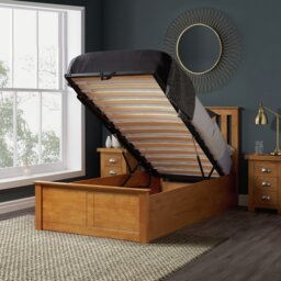 Birlea Phoenix Single End Lift Ottoman Bed - Oak - thumbnail 2