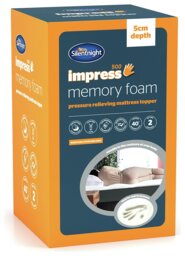 Silentnight 5cm Mattress Topper - Double - thumbnail 1