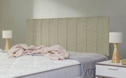 Argos Home Bircham Fabric Double Headboard - Natural - thumbnail 1