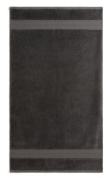 Habitat Luxury Lyocell 2 Pack Hand Towel - Charcoal - thumbnail 2