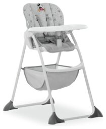 Hauck Disney Sit n Fold Highchair Mickey Mouse Grey - thumbnail 1