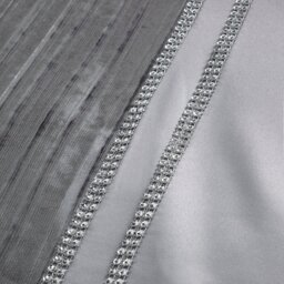 Argos Home Sparkle Velvet Grey Bedding Set - Superking - thumbnail 2