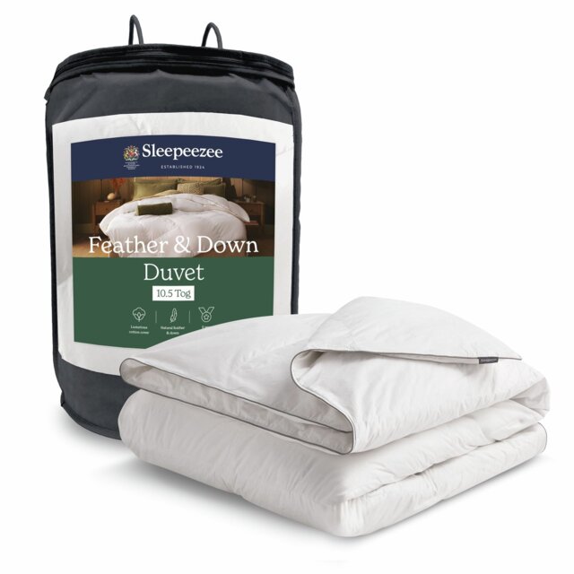 Sleepeezee Feather and Down 10.5 Tog Duvet - King Size - image 1