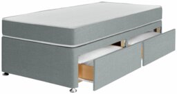 Argos Home Devon Single 2 Drawer Divan Bed - Grey - thumbnail 2