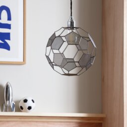 Argos Home Football Metal Easy Fit Lampshade - 25cm - thumbnail 1