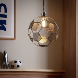 Argos Home Football Metal Easy Fit Lampshade - 25cm - thumbnail 2