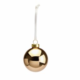 Argos Home Pack of 9 Glass Christmas Baubles - Silver & Gold - thumbnail 2