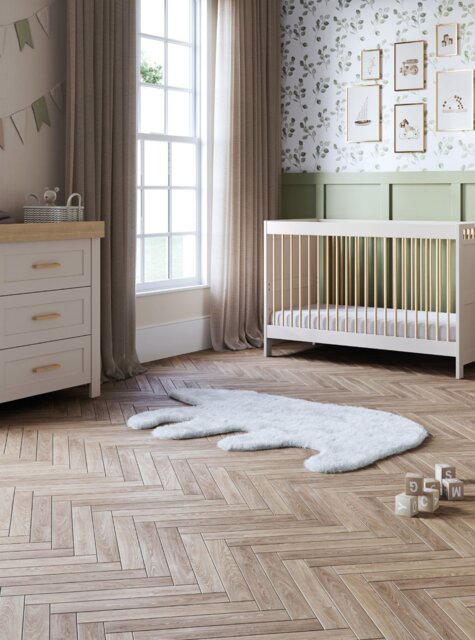 Silver Cross Seville Nursery Cot Bed - Natural - image 1