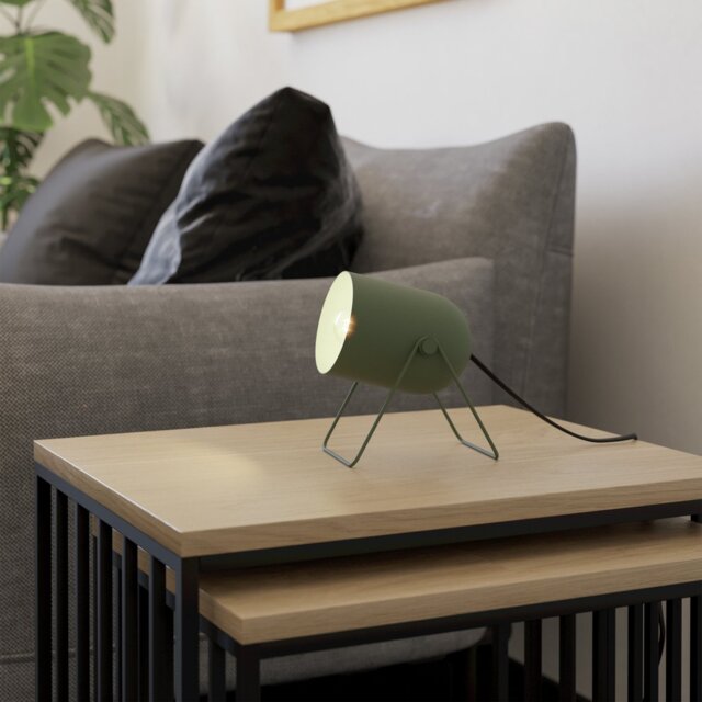 EGLO Tilston Steel Desk Lamp - Green - image 1