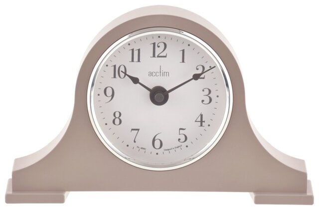 Acctim Harston Mantel Clock - Taupe - image 1
