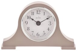 Acctim Harston Mantel Clock - Taupe - thumbnail 1
