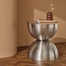 Habitat Zelda Side Table - Silver