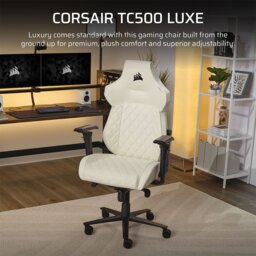 Corsair TC500 LUXE Gaming Chair - Frost - thumbnail 2
