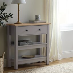 Argos Home Winchester 1 Drawer Console Table - Grey - thumbnail 2