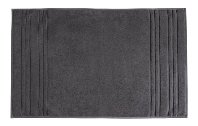 Habitat Hygro Cotton Anti Microbial Bath Mat - Grey - image 1