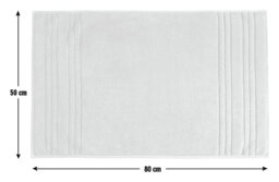 Habitat Hygro Cotton Anti Microbial Bath Mat - Grey - thumbnail 2